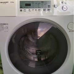 【交渉中】シャープ　ドラム式洗濯機