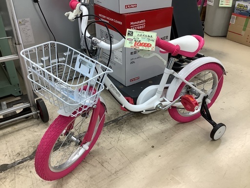 未使用 CYCMOTO 子供用 自転車 16インチ 管C221213CK (ベストバイ 静岡県袋井市)