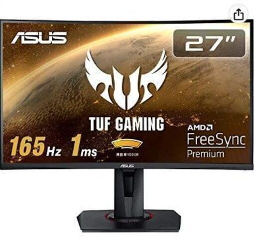 ASUS TUF Gaming ゲーミングモニター VG27VQ