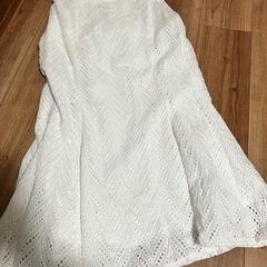 ホワイト　マーメイドスカート