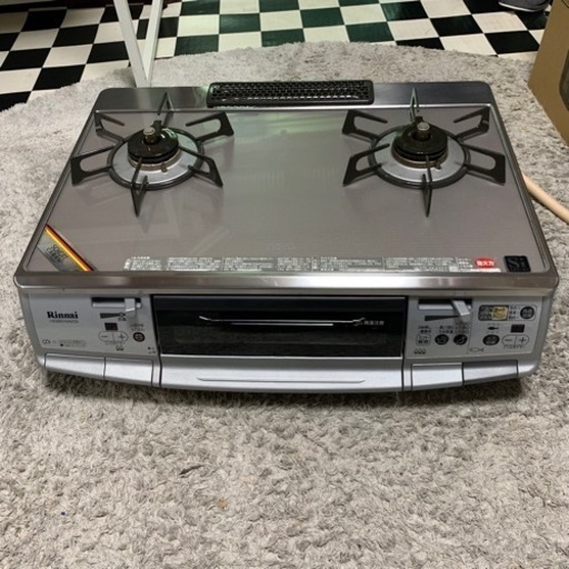 【リサイクルサービス八光　田上店　安心の１か月保証　配達・設置OK】リンナイ RTS-S660VGAS-R ハオS660VGAS(CS) 都市ガス用ガステーブル