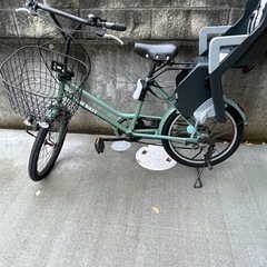 自転車　子ども乗せ　チャイルドシート付き　非電動