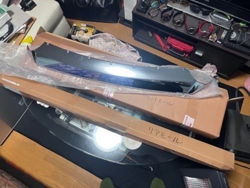 プリウスPHV 52フロント、リア、メッキモール