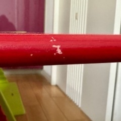 ☆旧型 ストッケ トリップトラップ赤(シリアル3)黄緑(シリアル4)2脚セット