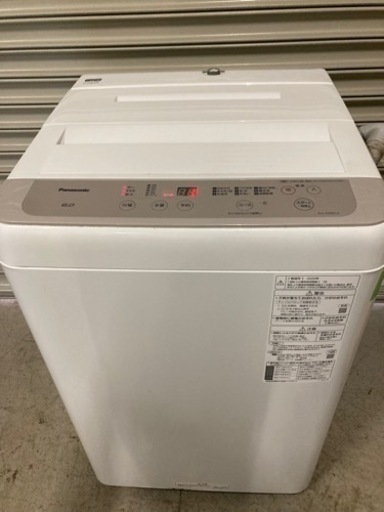 s2020年式 Panasonic 6.0kg 縦型洗濯機