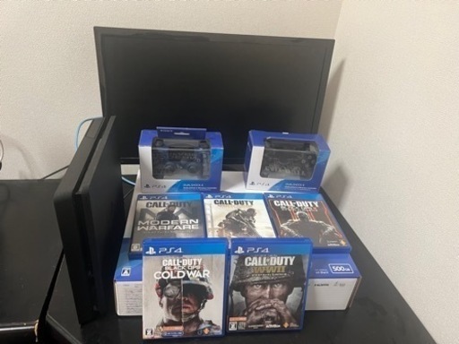 【最終値下げ】ps4本体モニターセット+CODシリーズ5本付き