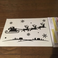 クリスマス　ステンシルシール　新品未使用