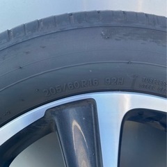 ノア純正ホイールタイヤ 4本セット 美品 205/60R16