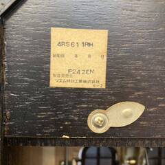 リズム時計 からくり時計 置きログハウス レトロ アンティーク 4RS611RH ジャンクにて 鳩時計 下左から2番目人形不動