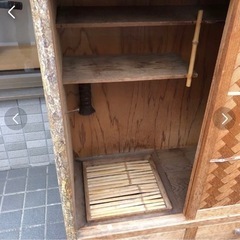 値下げ茶道具　茶箪笥　茶棚　置水屋 茶道具 茶棚 置水屋 茶箪笥