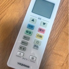 【急募】YAZAWA エアコン簡易リモコン 型番YRC01WH