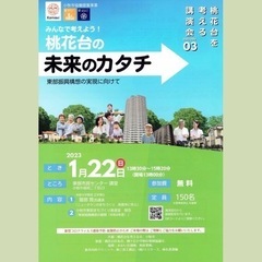 桃花台を考える講演会③「高蔵寺ニュータウンに学ぶ」開催。