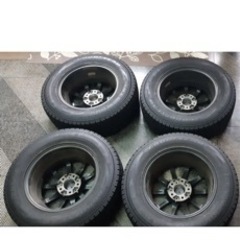 グッドイヤー製スタッドレスタイヤアルミホイール極上中古4本セット