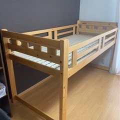 【お譲り先決定】木製ロフトベッド