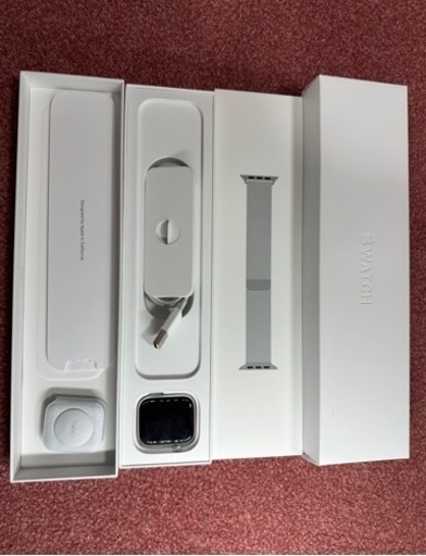 Apple Watch SERIES 6 ステンレス ミラネーゼループ 44mm