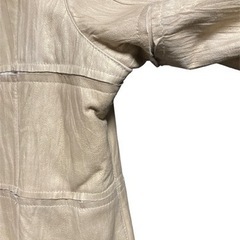 毛皮コート　ベージュゴールド