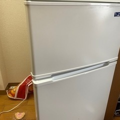 ヤマダセレクト　2ドア冷蔵庫　87L