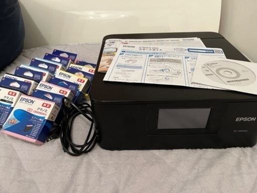 インク12個セット　EPSON EP-880AB プリンター　美品　動作確認済み