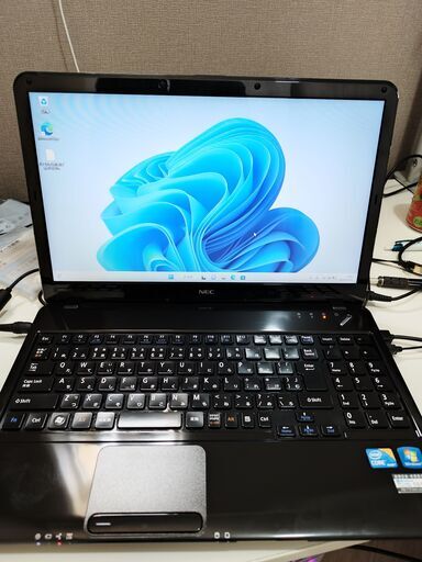全国　6ヶ月保証（Windows 11+Office2021年）NEC　LAVIE　BLACK　 LS550