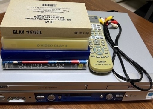 [お取引完了] ビクター VHS・DVDデッキ　2002年製