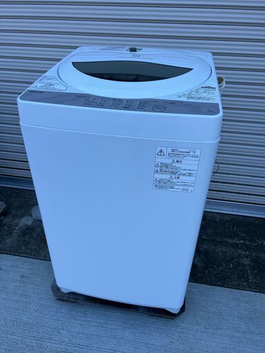 東芝 洗濯機 AW-5G6 2018年製 中古品 - 生活家電