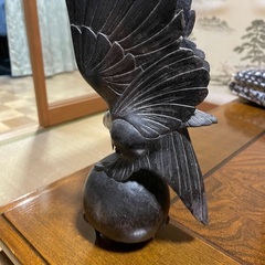 彫刻の鳥