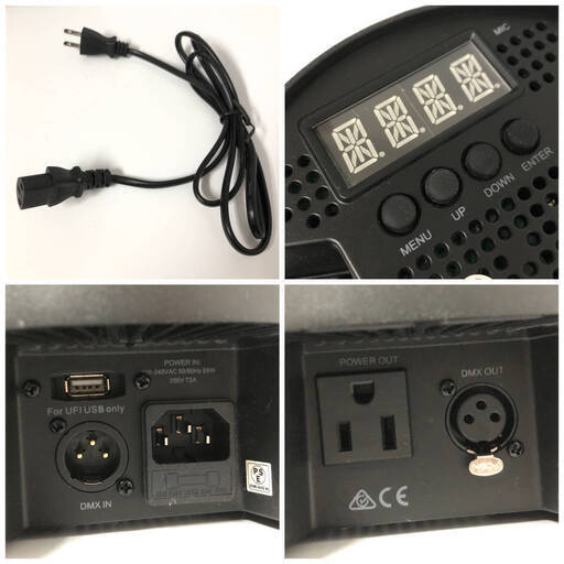 NiTEC KYS2/80 Par Ultra ブラックライト LED ウルトラ 80W ウルトラバイオレット パー ナイテック COB  ステージライト ビーム 舞台演出 - その他