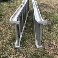 日軽アルミブリッジ 2本1組 ツメ式 積載重量不明