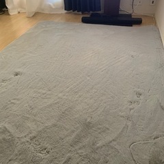 ニトリ　兎の毛絨毯