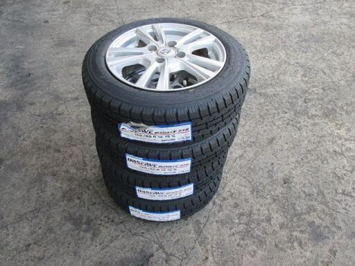 来店取替】軽自動車 新品スタッドレスタイヤ&アルミ付きセット 155 