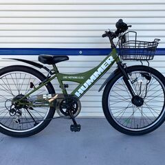 リサイクル自転車(2212-008)　ジュニアMTB ２４インチ