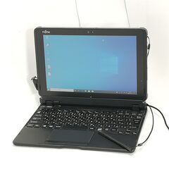 【ネット決済・配送可】保証付 10.1型タブレット 富士通 Q5...