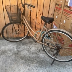 自転車 後輪パンクあり
