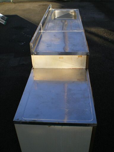 ★　流し台　シンク　調理台　ガス台　セット　右シンク ☆ 流し台 シンク 調理台 ガス台 セット 右シンク