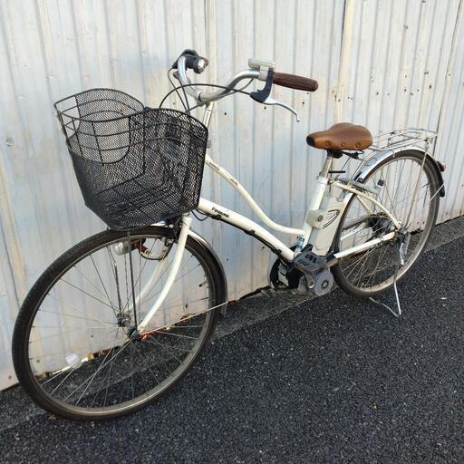 R4188年【年内限定☆2000円引き】電動アシスト自転車　2010年パナソニック　ViVi Latte　充電器、バッテリー　鍵1本付　電動自転車