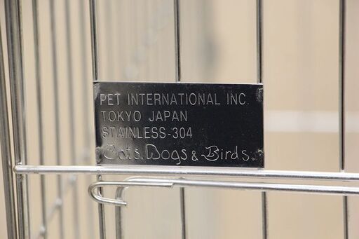 犬 猫 ゲージ ステンレス 304 ペットゲージ ① (E1379sxY)