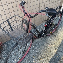 【譲】6段階変速ギア付き自転車