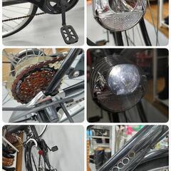 J237☆サビ使用感有り☆軽快自転車☆COCO☆6段変速☆LEDオート☆27インチ