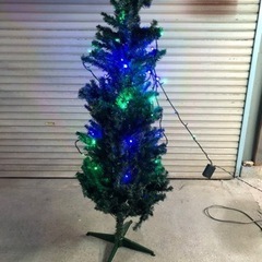 クリスマスツリー電飾や小物付き150cm