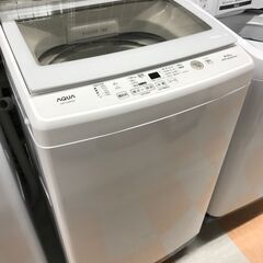 洗濯機 アクア AQW-GV80G 2018年製 ※動作チェック...