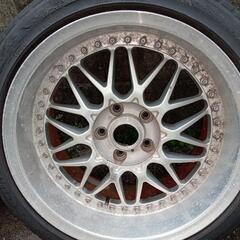 17インチ　4本　ホイール５穴　114.3　深リム　ドリケツ　