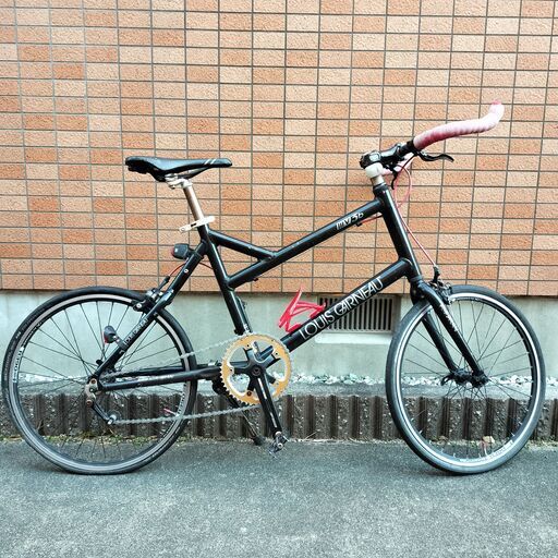 レストアベースに！ シングルスピード＋ブルホーンバー ミニベロ ルイガノ LOUIS GARNEAU mv3b
