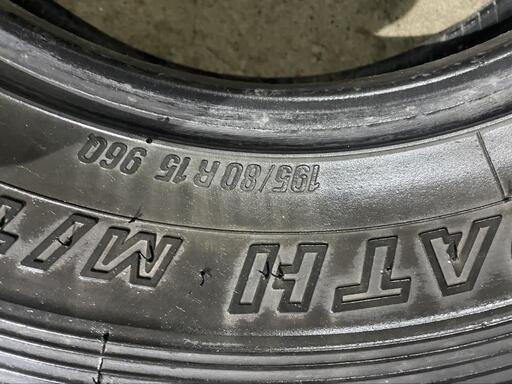 トーヨータイヤ スパイクタイヤ 195/8015 6分山