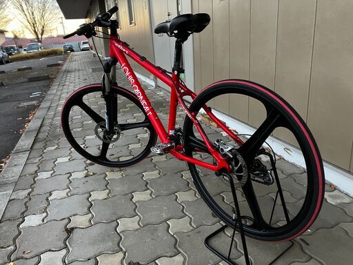 格安 ルイガノ クロスバイク 泥除け・カゴ付き 中古自転車