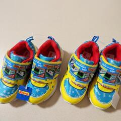 新品 スニーカー 運動靴 プラレール 17.0cm  18.0c...
