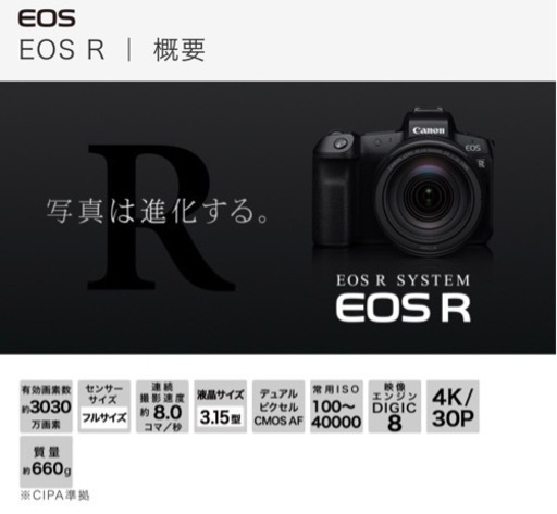 ミラーレス一眼 Canon EOS Rとレンズとスタビライザーのセット！