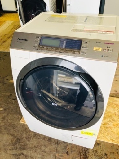 配送可能　パナソニック Panasonic NA-VX8500L-W [ななめ型ドラム式洗濯乾燥機（10.0kg） 左開き 温水泡洗浄 エコナビ搭載