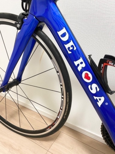 美品】De Rosa SK Pininfarina ロードバイク完成品 ブルー デローザ