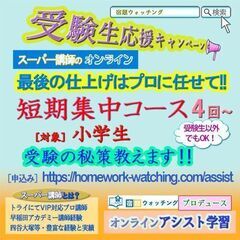 【オンライン◎全国可】≪小学生対象: 入試直前講習受付中！ by...