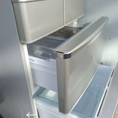 シャープ 6ドア冷蔵庫 SJ-XF47S-N 465L プラズマクラスター リーフ 